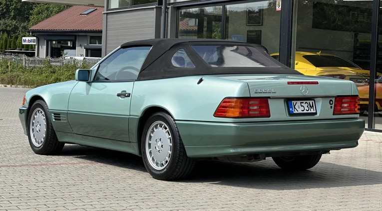 Mercedes-Benz SL cena 145000 przebieg: 99992, rok produkcji 1992 z Kraków małe 704